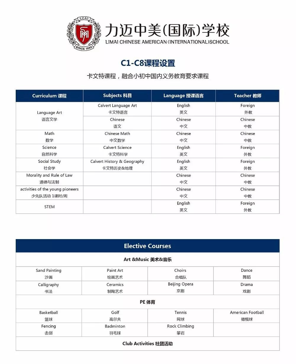 課程設(shè)置