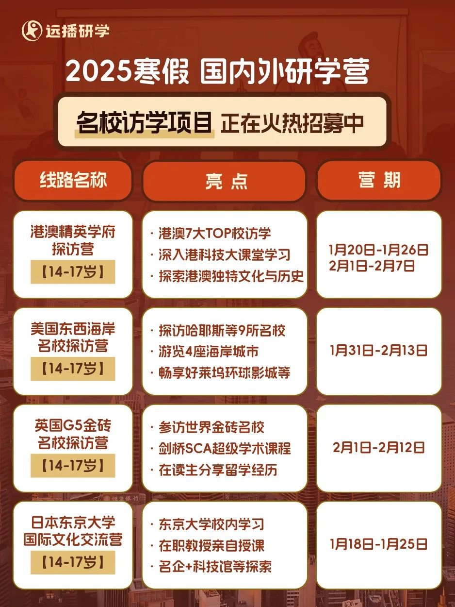 精英校訪學研學營